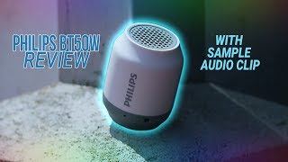 Philips BT50 speaker review amp sound test  best budget bluetooth speaker [upl. by Riehl]