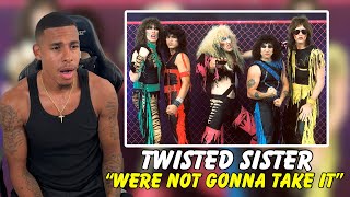 FIRST TIME HEARING Twisted Sister “Were Not Gonna Take It”  REACTION [upl. by Cirle913]