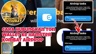 Cara Hubungkan Hamster Kombat Airdrop ke Wallet Ton Terbaru [upl. by Anelah]