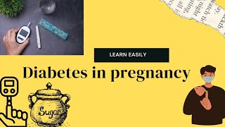 Diabetes in pregnancy part1 Overt diabetesGDMObstetrics lecture OBGYN Series [upl. by Yenffit]