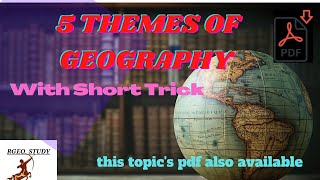 Five Themes of Geography In Simple Words [upl. by Ydisac]