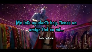 Aladdin 2019  quotUn Amigo Fielquot  Canción completa  latinovideoletra [upl. by Aihppa]