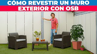 Cómo revestir un muro exterior con OSB [upl. by Telfer]