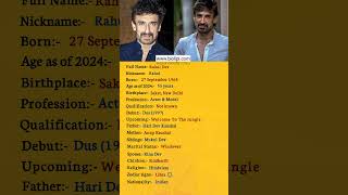 Rahul Dev  🔥🔥🔥  Biography shorts youtubeshorts viral biolipi [upl. by Eeryk]