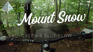 Beginner Flow  Advanced Features  Mount Snow Bike Park 2024 [upl. by Haissem]