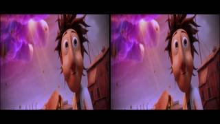 Cloudy with a Chance of Meatballs 3D Trailer yt3d 1080p [upl. by Mirisola]