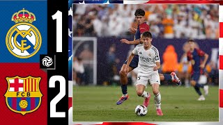 HIGHLIGHTS  Real Madrid 12 FC Barcelona  Summer Tour 2024 [upl. by Heddie412]