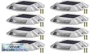 VEVOR Driveway Lights Solar Driveway Lights with Screw Solar Deck Lights Outdoor Review [upl. by Grew40]