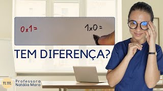 0 vezes 1 é a mesma coisa que 1 vezes 0 0x1 é igual a 1x0  Multiplicar por zero [upl. by Keyser]