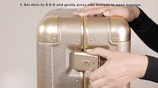 CALPAK TSA Frame Lock Instructions [upl. by Annahahs]