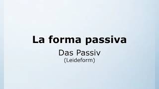 61  Das Passiv Leideform  La forma passiva  Italienisch leicht gemacht mit Ottimo 🇮🇹 [upl. by Dollie]