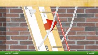 FAKRO loft ladders  LWL wooden loft ladder [upl. by Suilenroc]