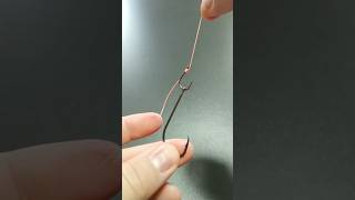 How to tie a small hook to a fishing line [upl. by Salba451]