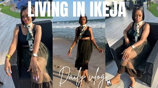 Living In Ikeja  Skincare Routine  Paradise Beach Hangout  Ferries Wheel Ride  2024 Vlogs [upl. by Arriet]