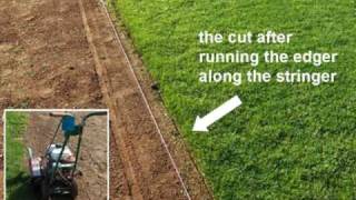 How to edge a baseball field like a pro with a lawn edger [upl. by Aissat706]