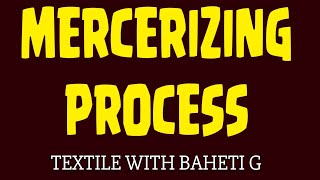 Mercerizing Machine Textile Processing mercerizing [upl. by Bedad530]