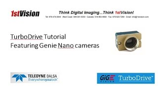 Dalsa Nano cameras  Turbodrive in action [upl. by Gwennie]