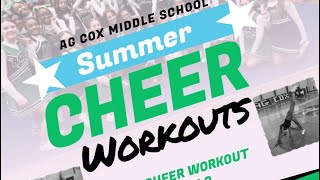 AGC Cheer Workout Session 2 Promo [upl. by Sharos779]