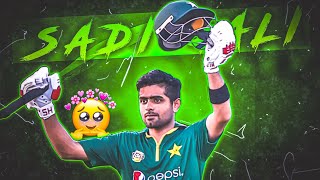 BABAR AZAM X SADI GALI ❣️  KING BABAR  bobby56 BOBBYEDITZ70 [upl. by Xylon]