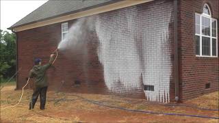 HydroClean Pressure Washing New Construction Brick Cleaning [upl. by Salokcin]