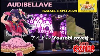 AUDIBELLAVE  アイドル YOASOBI cover KALSEL EXPO 2024 [upl. by Kiran51]