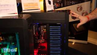 Thermaltake shows off new products for 2014 at CES [upl. by Hayarahs842]