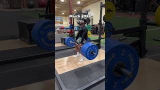 From learning deadlift form to first competition USPC 🥇motivation powerlifting growth gym [upl. by Intirb894]