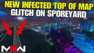 Modern Warfare 3 Glitches New Infected Top of Map Glitch on SPOREYARD Mw3 Glitch Infected Spots [upl. by Nosrettap]