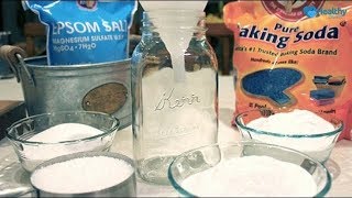 How to Make A Detox Foot Soak At Home to Flush Toxins  Healthy Channel [upl. by Ttocserp]