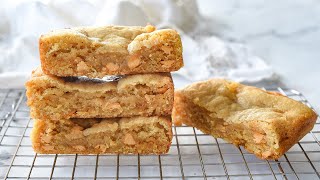 Butterscotch Blondies Recipe  Small Batch [upl. by Odeen969]