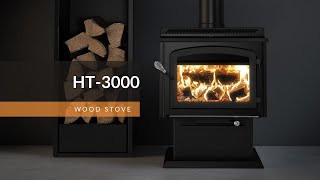 DROLET  HT3000 Wood Stove [upl. by Ibbor]