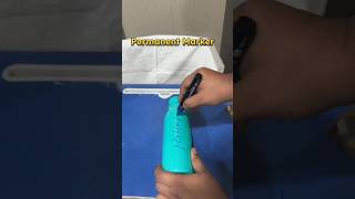 How to remove permanent marker experiment shorts ytshorts [upl. by Ynnaf]