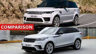 2018 Range Rover Sport vs 2018 Range Rover Velar Comparison  True Luxury SUVs [upl. by Etezzil]