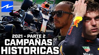 CAMPAÑAS HISTORICAS DE F1  TEMPORADA 2021 PARTE 2 [upl. by Abana770]