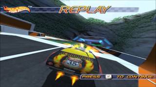 Hot Wheels World Race Overbored 454 on Lava Twists Replay [upl. by Marucci184]