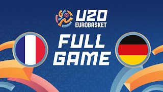 Round of 16  France v Germany  Full Basketball Game  FIBA U20 EuroBasket 2024 [upl. by Raycher]