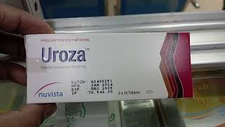 Uroza Tablet Flavoxate hydrochloride USP [upl. by Hendrick]