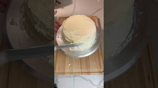 Easy Cream Cheese Frosting creamcheesefrosting frosting cakedecorating cake fyp viralvideo [upl. by Kajdan]