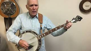 Hand Me Down My Walking Cane Rhythm Banjo Part [upl. by Yerffoej976]