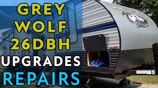 Forest River Grey Wolf 26DBH Repairs and Upgrades Travel Trailer Edition [upl. by Orsino]