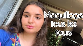 مكياج يومي بسيط مع مريم💕Maquillage de tout les jours [upl. by Stokes]