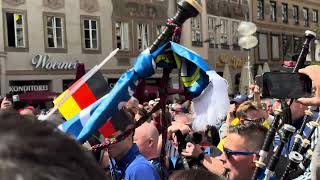 Highland Cathedral  Munich Germany Marienplatz Tartan Army  Scotland Euro 2024 [upl. by Sternlight]