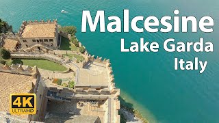 Malcesine Lake Garda  Walking Tour 4K 60fps [upl. by Eleonore]