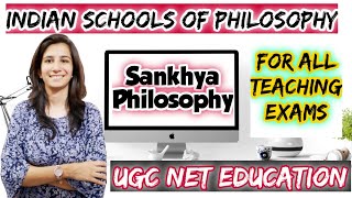 Samkhya Philosophy  Samkhya Karika  Indian School of Philosophy  MEdUGC NET Education [upl. by Leonora]