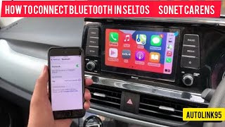 Kia Sonet  How To Connect Bluetooth Kia Sonet [upl. by Iney989]