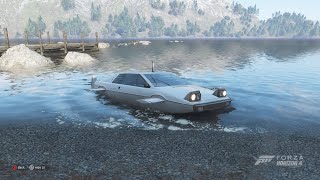 Forza Horizon 4 Lotus Esprit James bond Edition driving in water [upl. by Alurta]