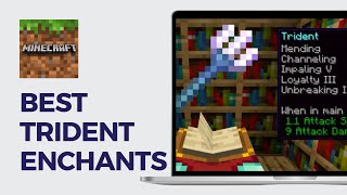 BEST TRIDENT ENCHANTMENTS Minecraft 121 BedrockJava  Trident Enchantment Guide [upl. by Cornie]