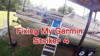 Pwalpar VLOG Fixing My Garmin Striker 4 [upl. by Eolc]