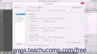 Optimizing a PDF for File Size and Compatibility  Adobe Acrobat XI Training Tutorial Course [upl. by Maryanne]