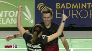 Match point  Søndergaard  Bergstein vs Mairs  Moore  XD Final  Irish Open 2022 [upl. by Nibur]